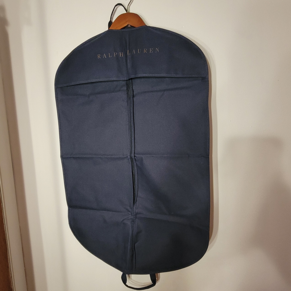 Ralph Lauren Navy Blue Garment Bag – Travel Suit Cover